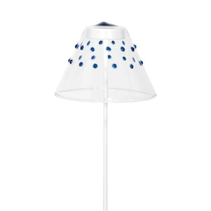 Swap Pro Lamp Shade in Clear with 25 Blue Dots (Borosilicate Glass).