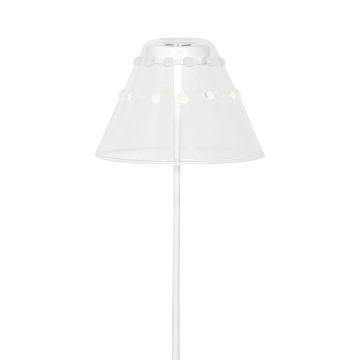 Swap Pro Lamp Shade in Clear with 25 White Dots (Borosilicate Glass).