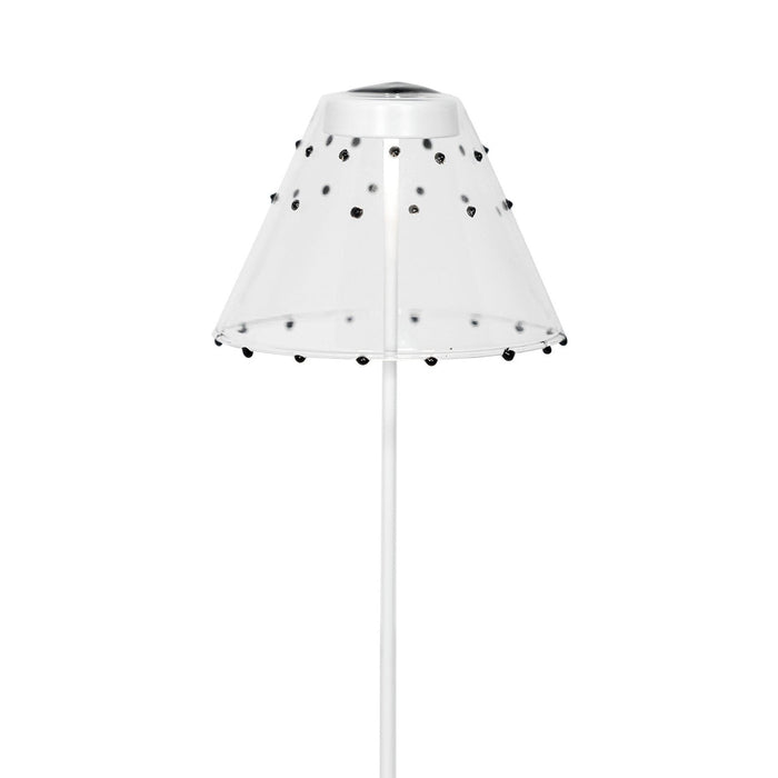 Swap Pro Lamp Shade in Clear with 41 Black Dots (Borosilicate Glass).
