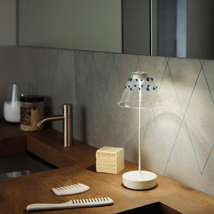 Swap Pro Lamp Shade in bathroom.