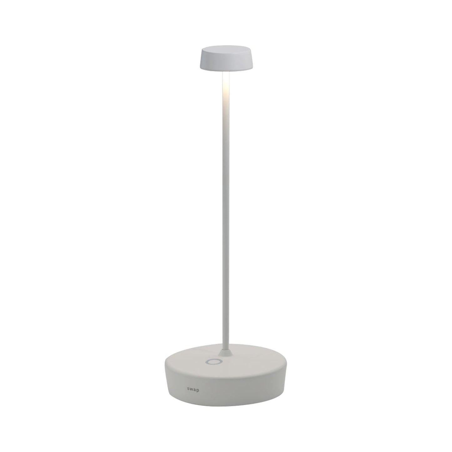 Swap Pro Outdoor Rechargeable LED Table Lamp in White.