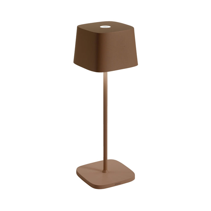 Ofelia LED Table Lamp in Rust.