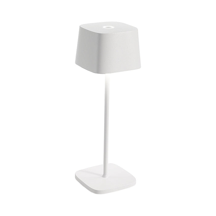 Ofelia LED Table Lamp in White.