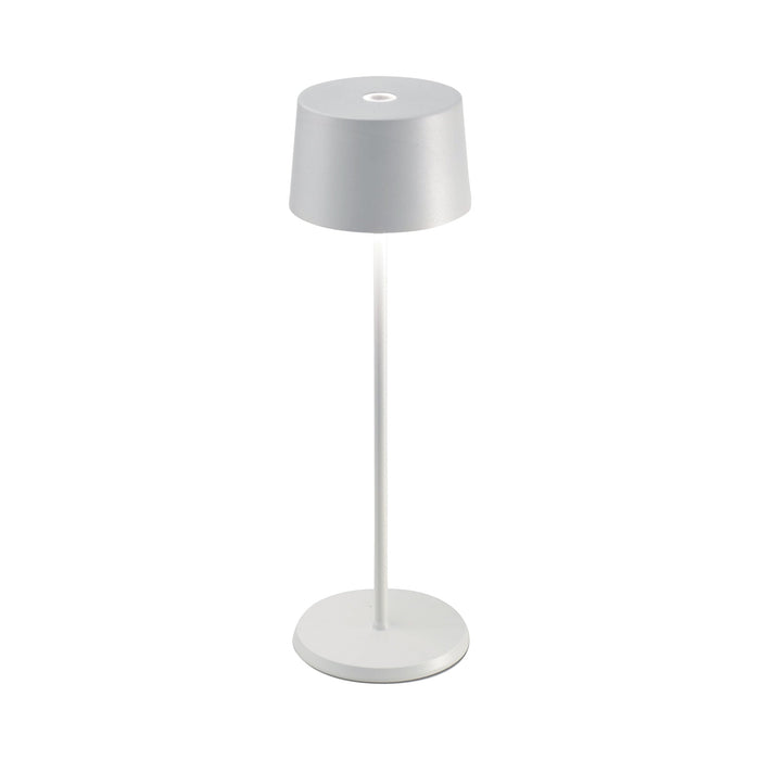 Olivia Pro LED Table Lamp in White.