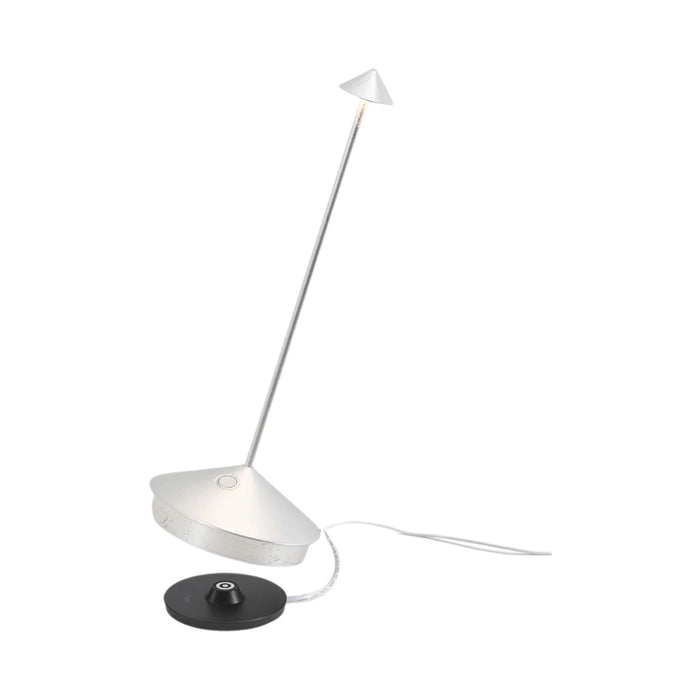 Pina Pro LED Table Lamp in Silver
