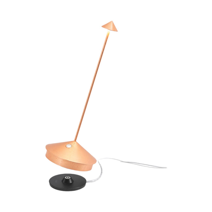Pina Pro LED Table Lamp in Copper