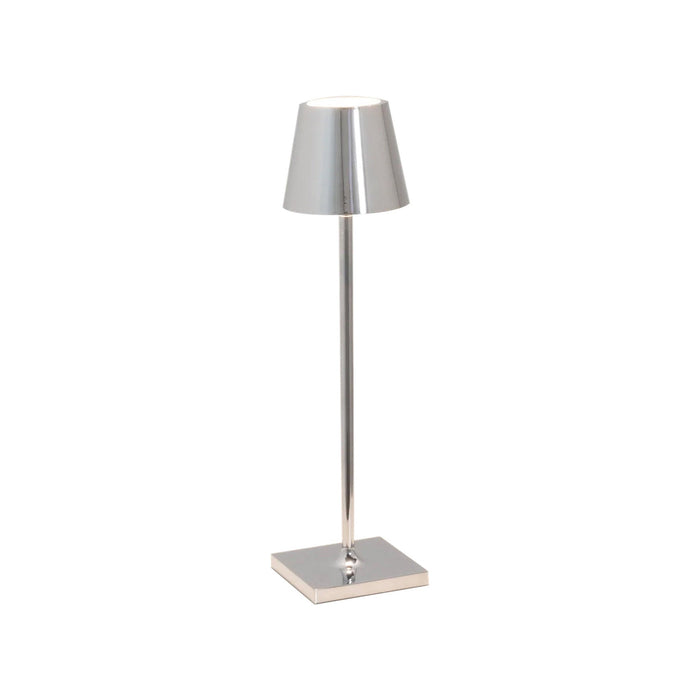 Poldina Pro LED Table Lamp in Chrome (Small).