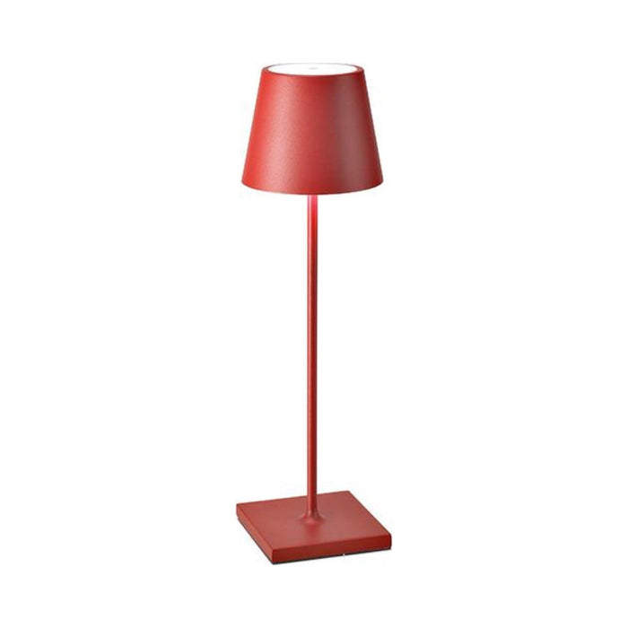 Poldina Pro LED Table Lamp in Red (Large).