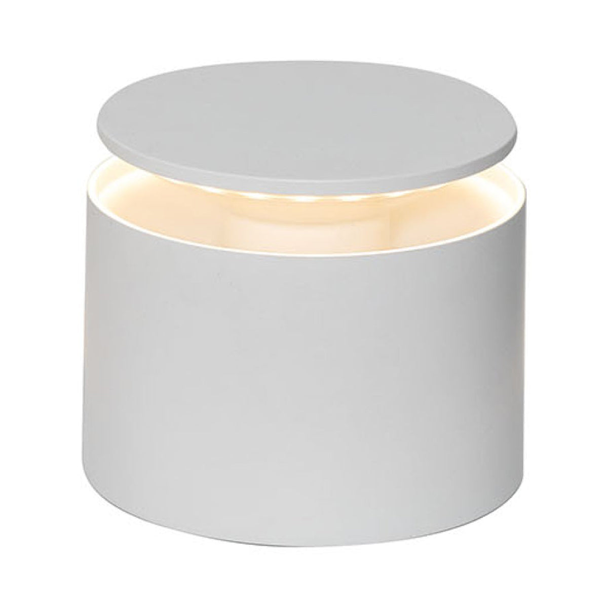 PushUp Pro LED Table Lamp in White.