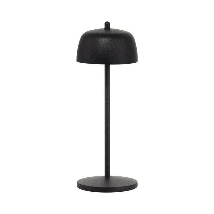 Theta Pro LED Table Lamp in Matte Black.