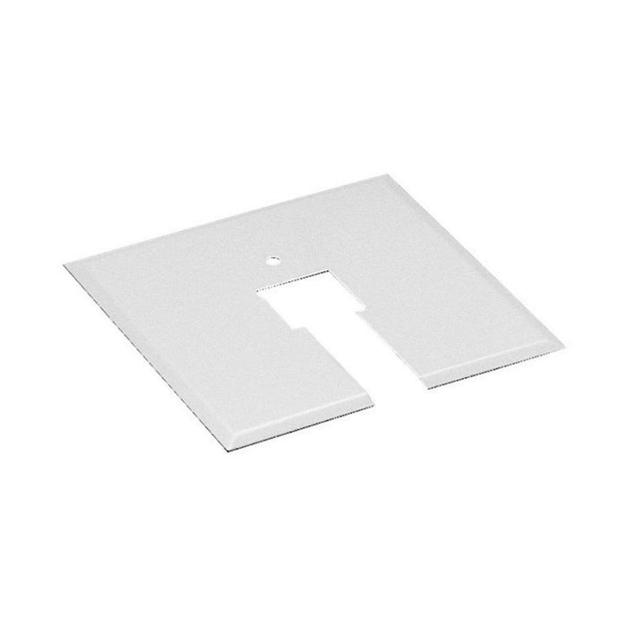 120V Track System Canopy Plate in White.