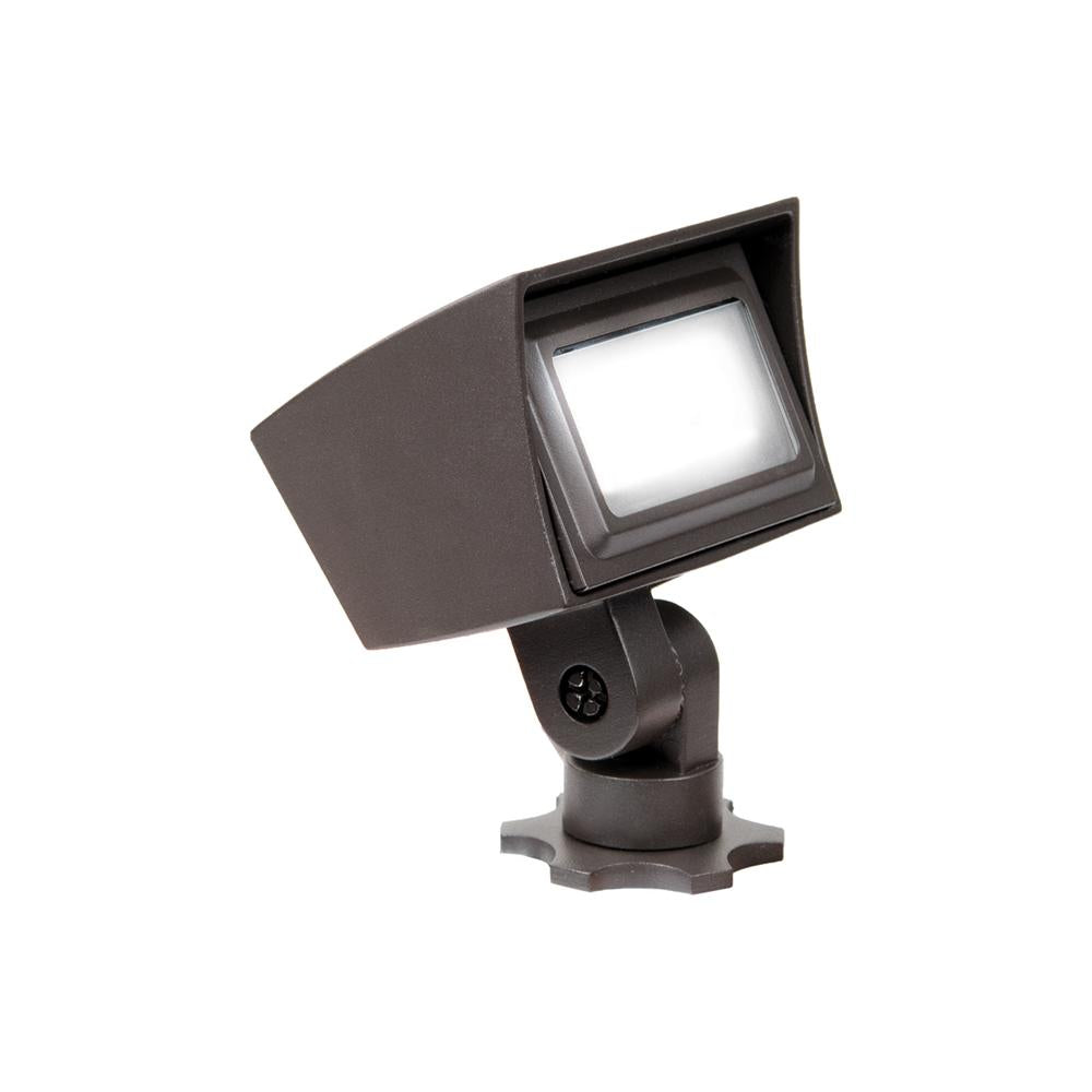 12V Mini Wall Wash LED Accent Light in Bronze on Aluminum.