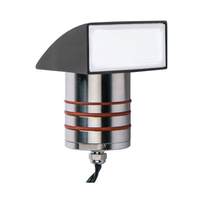 2 Inch Ground Hood LED Inground Light in Stainless Steel.