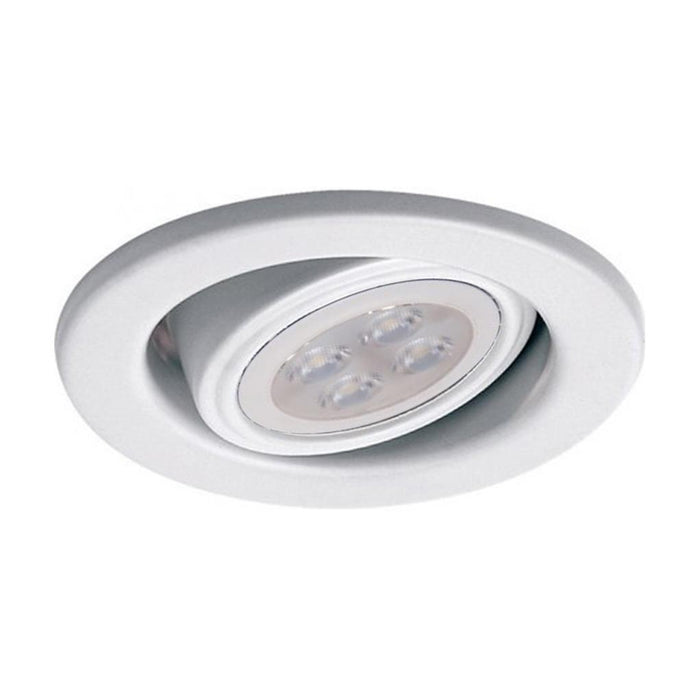2.5 Inch Low Voltage Adjustable Recessed Trim in White (LED).