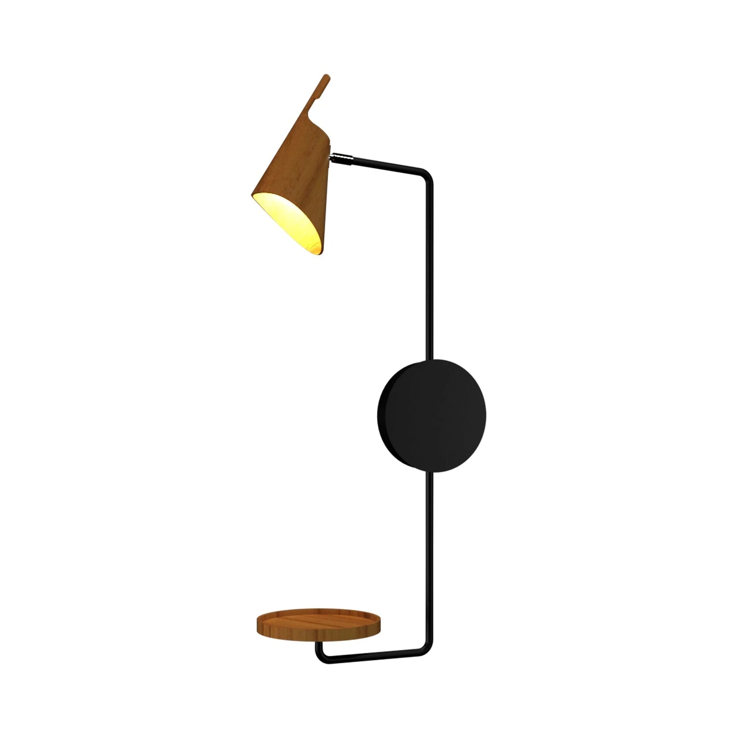 Balance Wall Light in Teak.