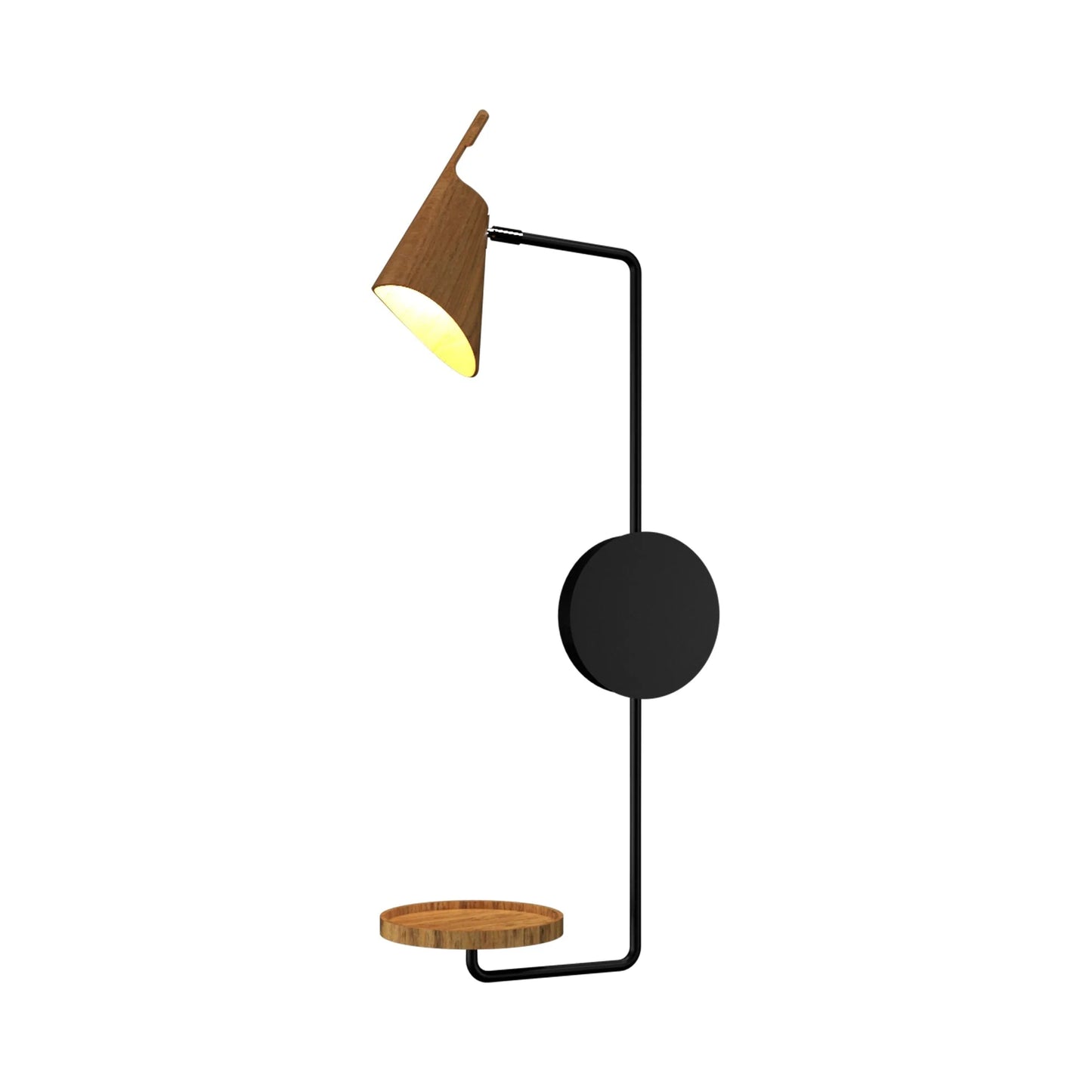 Balance Wall Light in Louro Freijo.