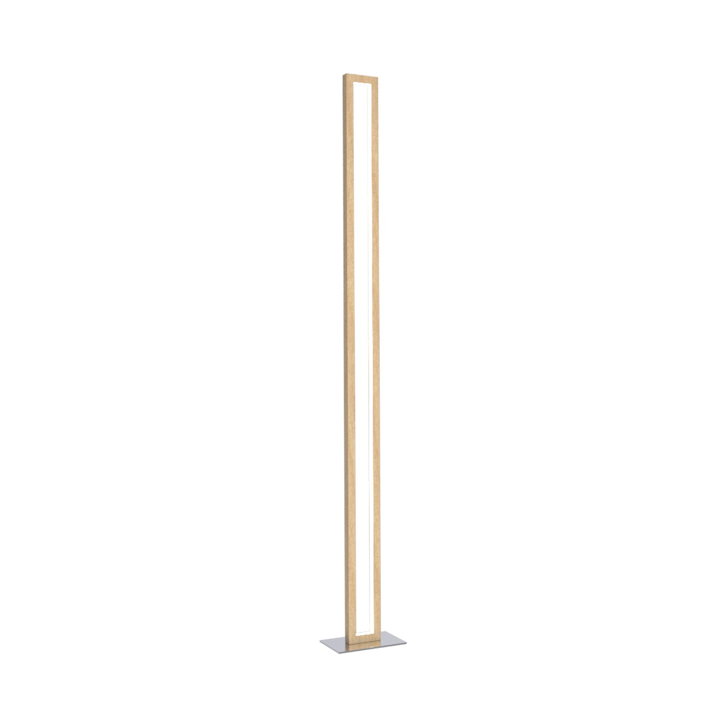 Frame LED Floor Lamp in Maple.