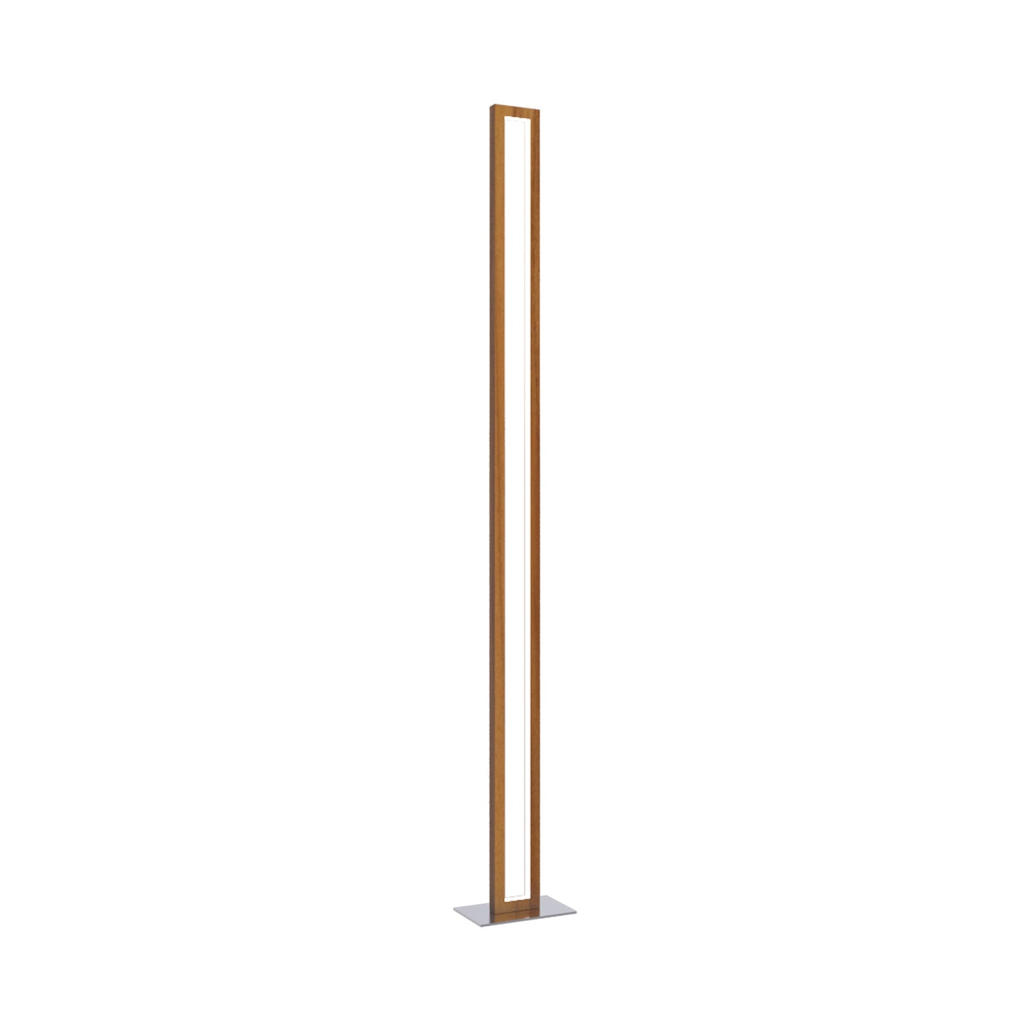 Frame LED Floor Lamp in Teak.