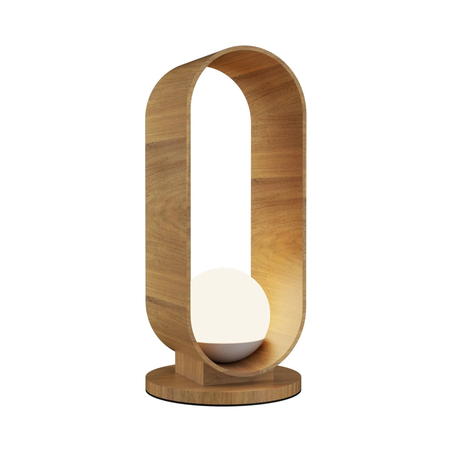 Sfera Table Lamp in Louro Freijo.