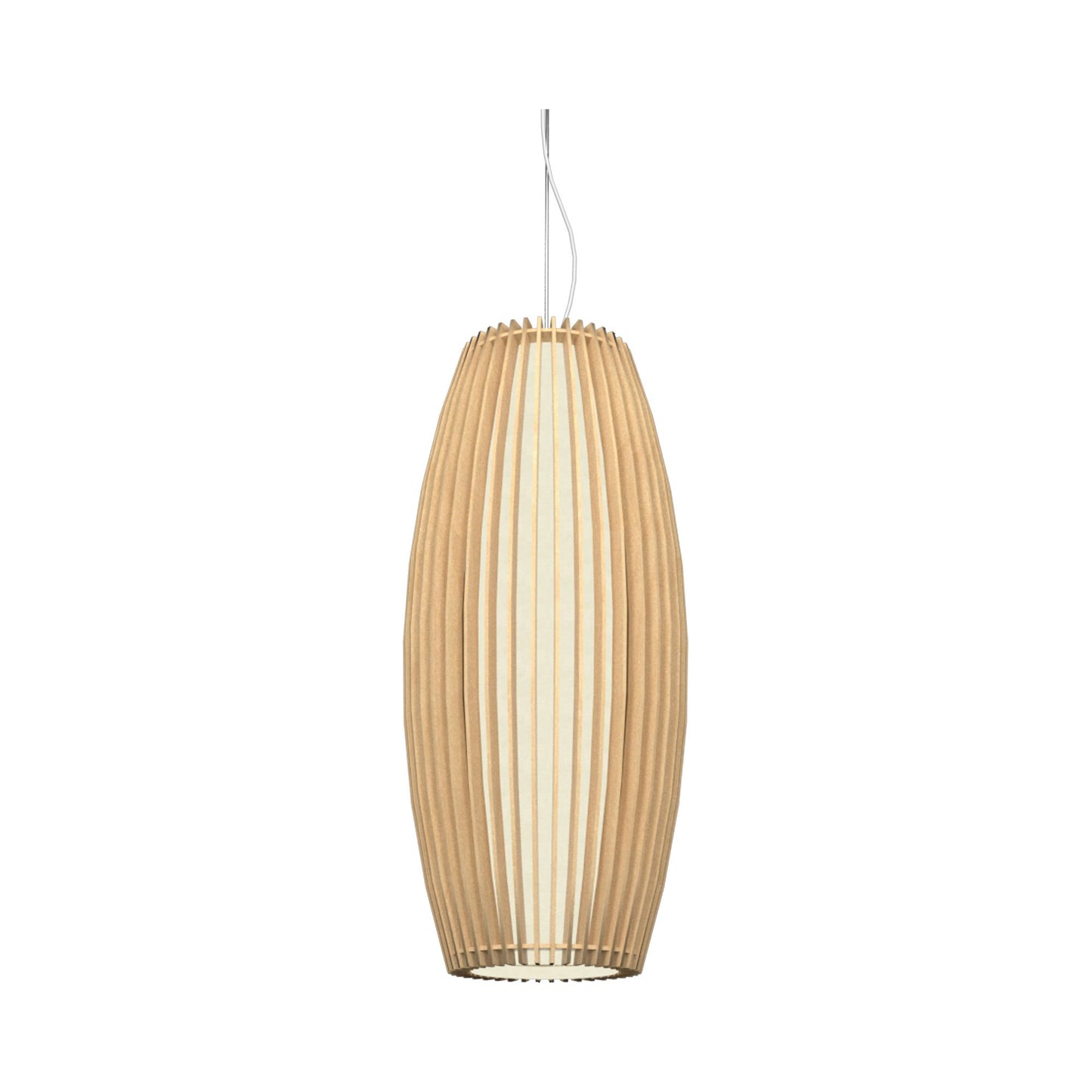 Stecche Di Legno Barrel Pendant Light in Maple.