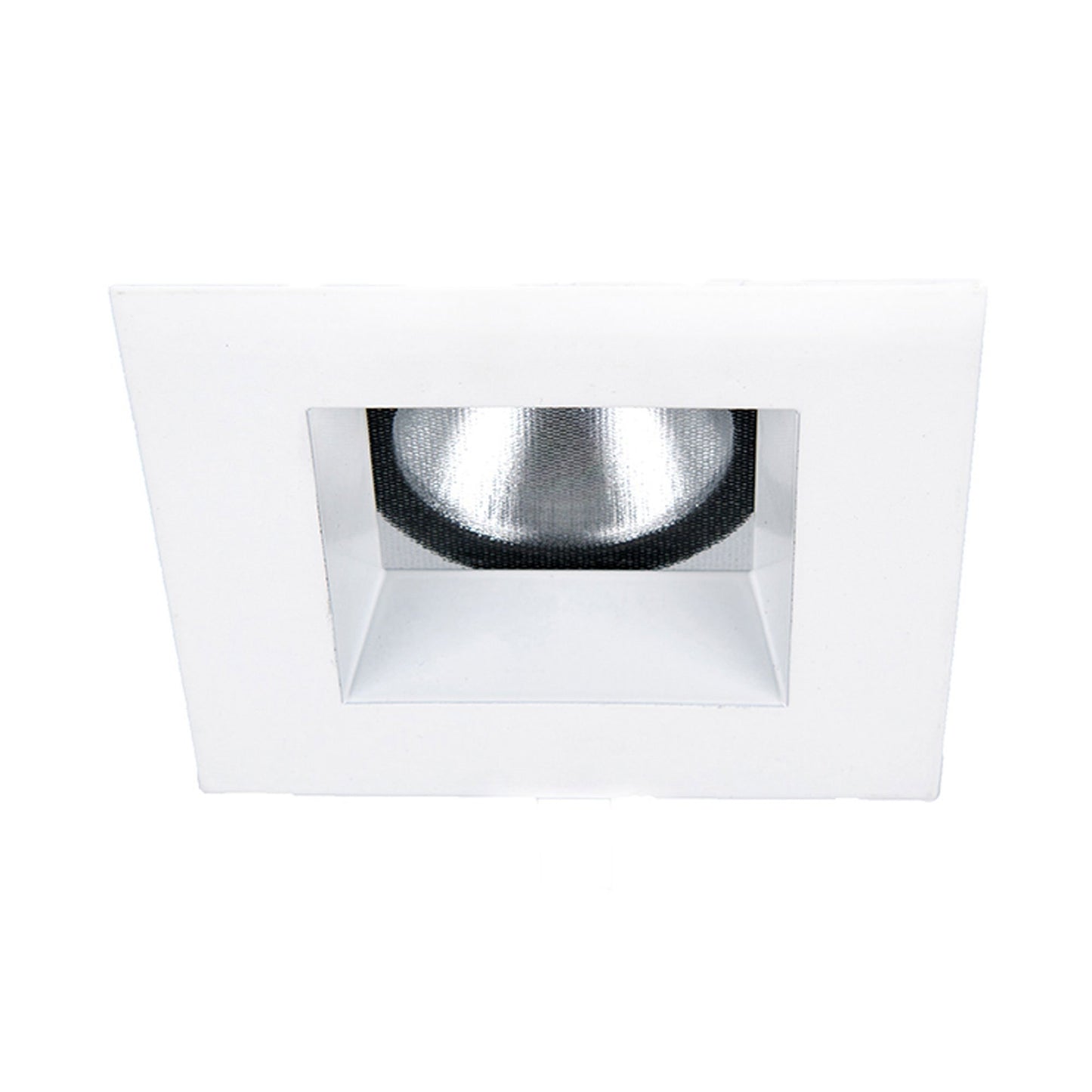 Aether 2 Inch Downlight Square LED Recessed Trim in White.