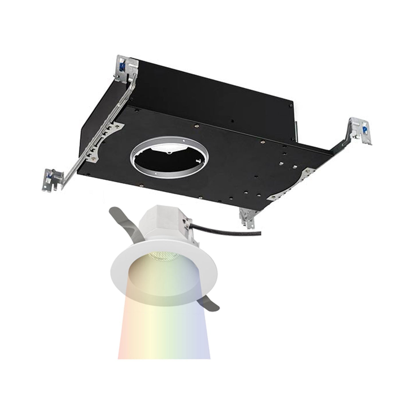 Aether 3.5 Inch Round Downlight LED Recessed Trim in White (Color Changing).