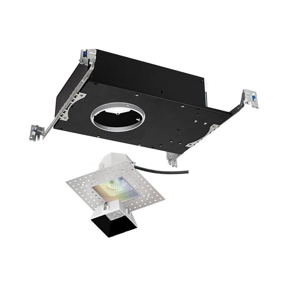 Aether 3.5 Inch Trimless Square Downlight LED Recessed Trim in Black (Color Changing).