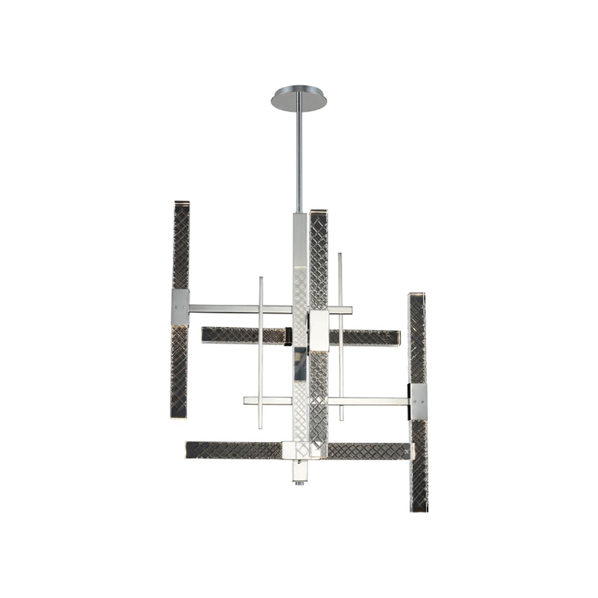 Apollo LED Chandelier in Polished Chrome.