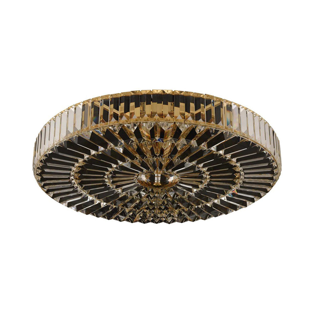 Julien Flush Mount Ceiling Light in 18K Gold (6-Light).
