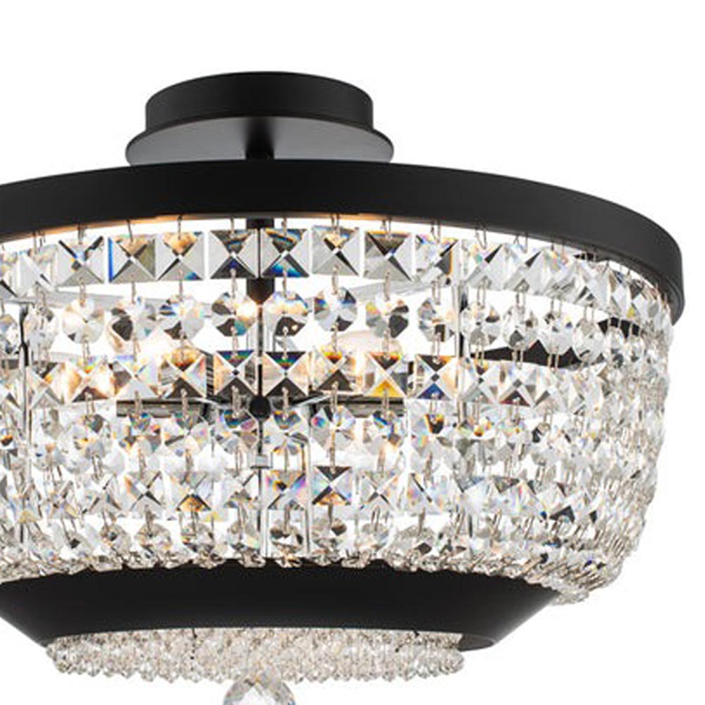 Terzo Semi Flush Mount Ceiling Light in Detail.