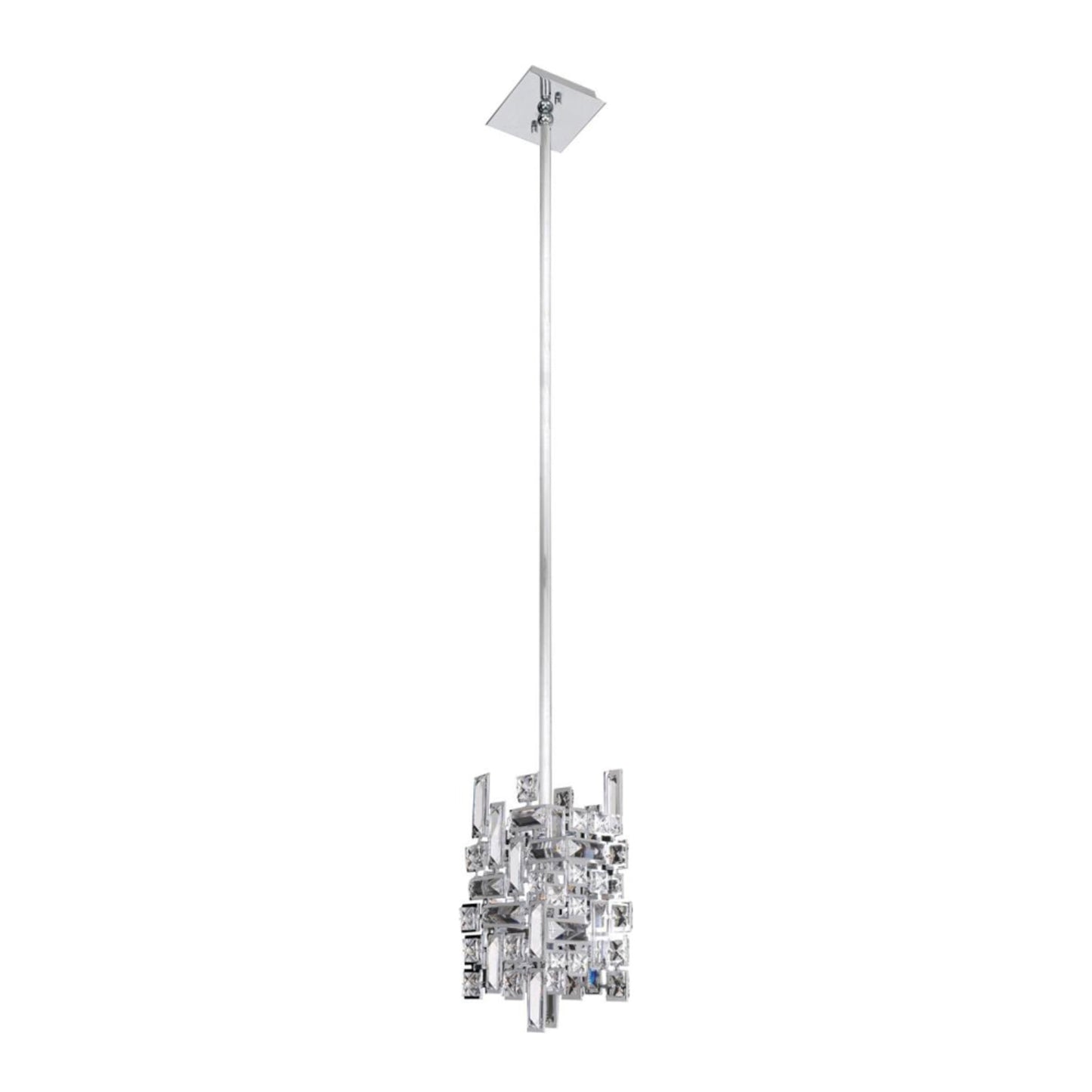 Vermeer Mini Pendant Light in Polished Chrome.