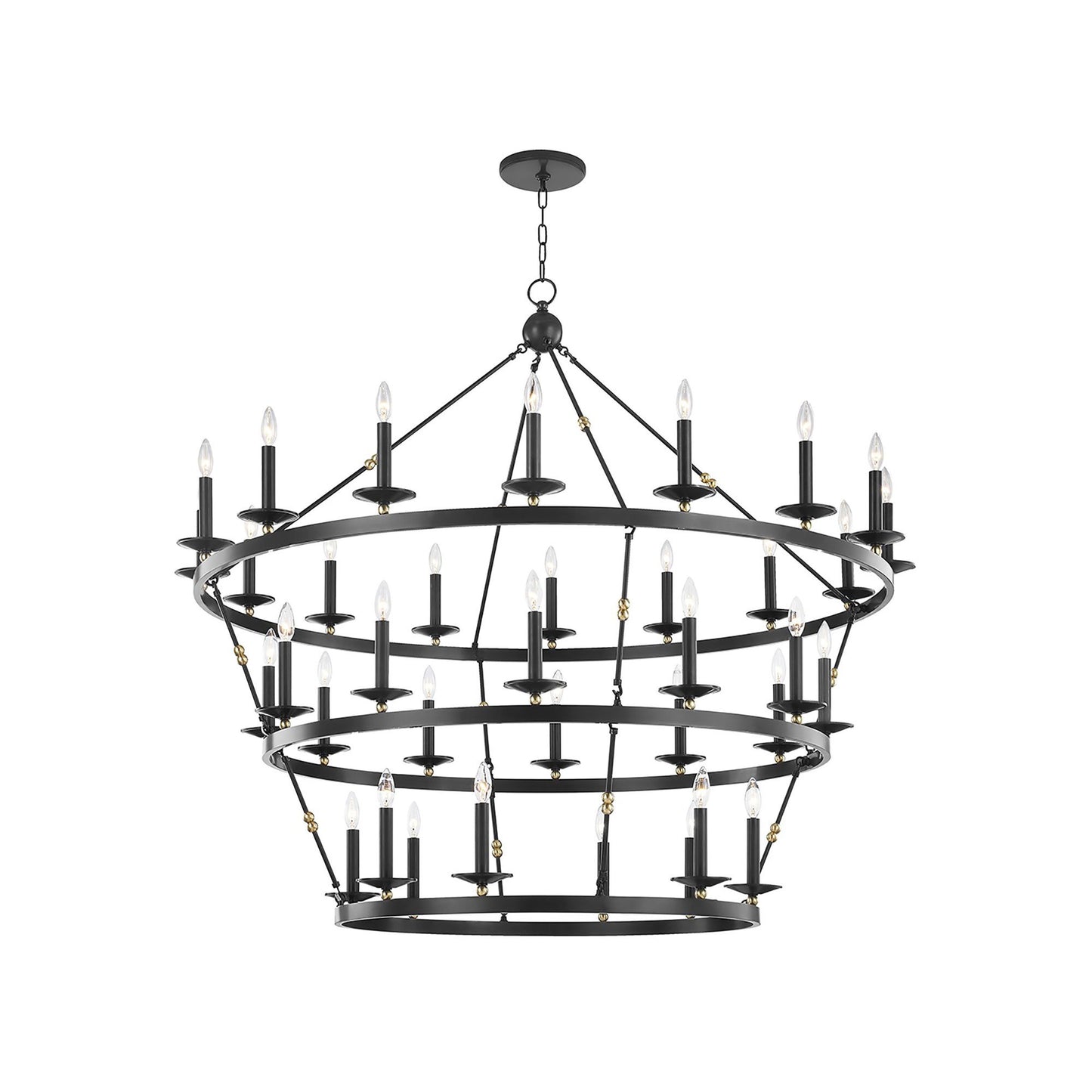Allendale Chandelier in 36-Light/Aged Old Bronze.