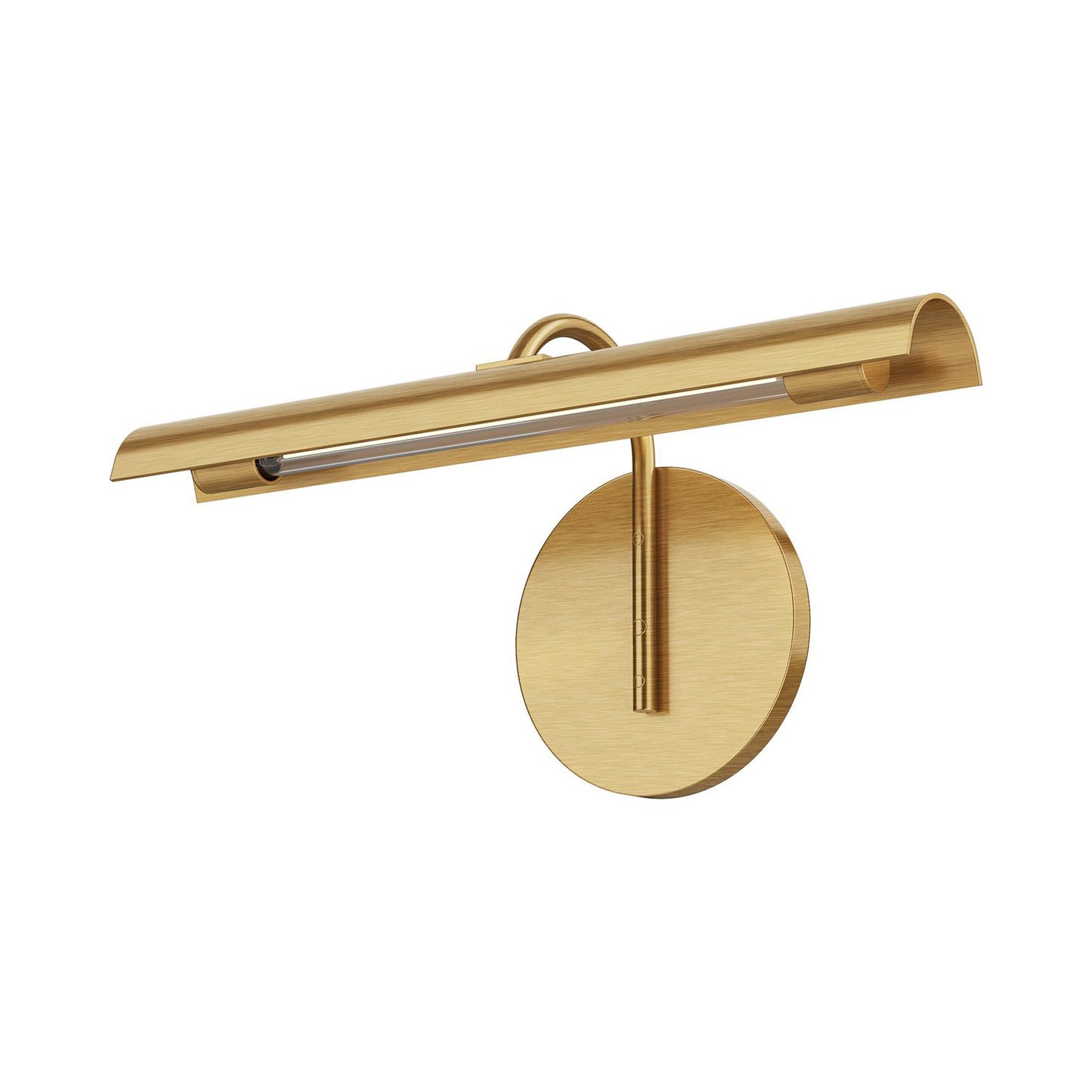 Astrid LED Picture Light in Vintage Brass.