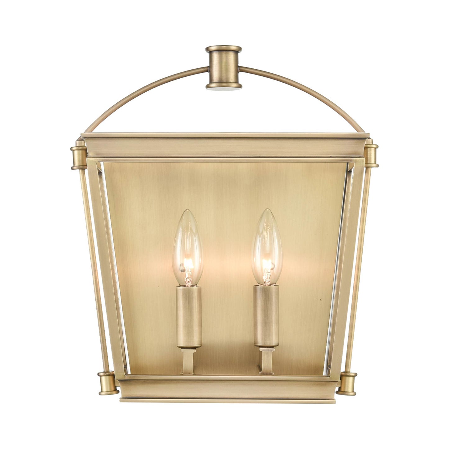 Manor Wall Light in Vintage Brass.