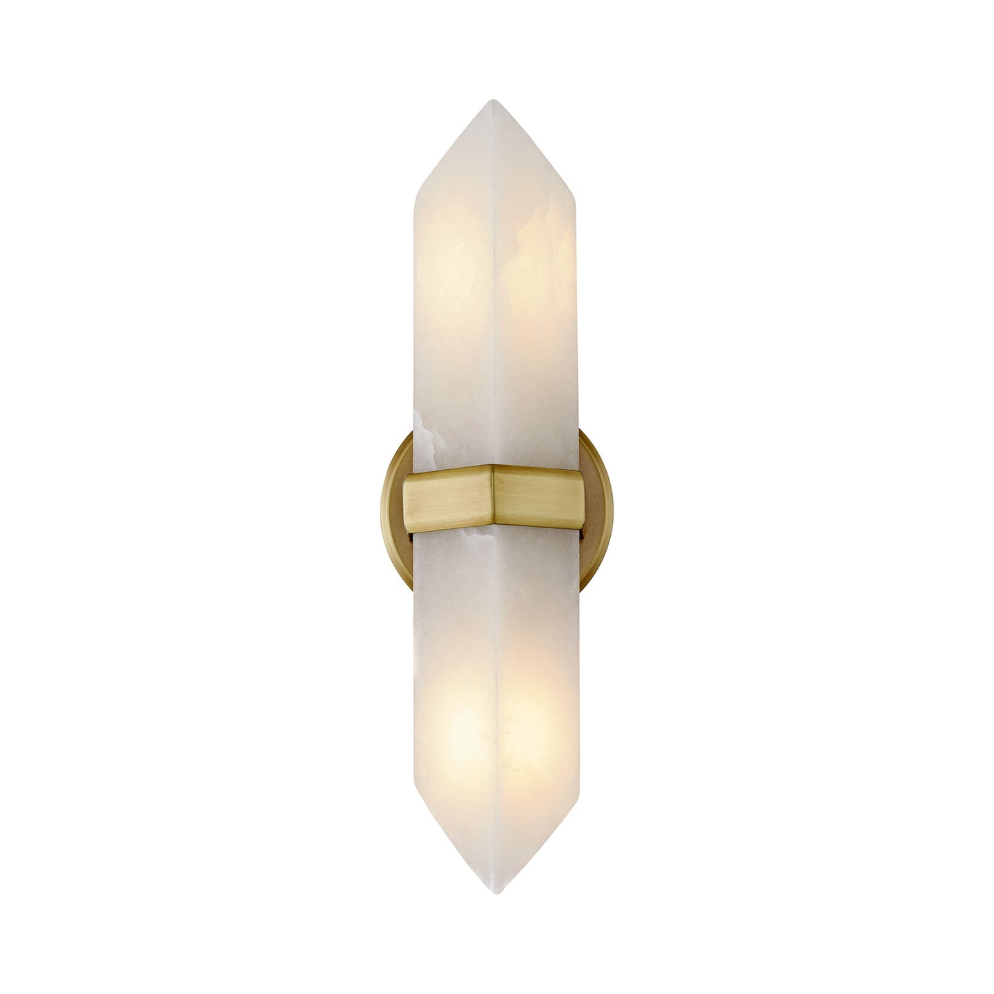 Valencia Wall Light in Vintage Brass (2-Light).