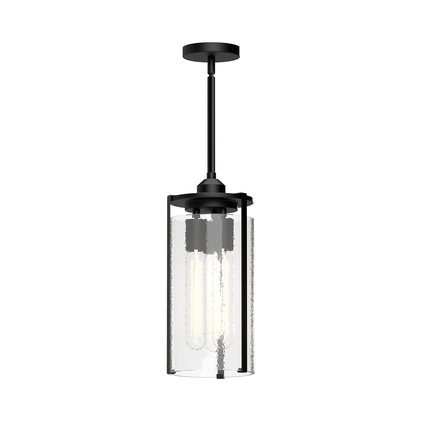 Belmont Pendant Light in Matte Black (3-Light).