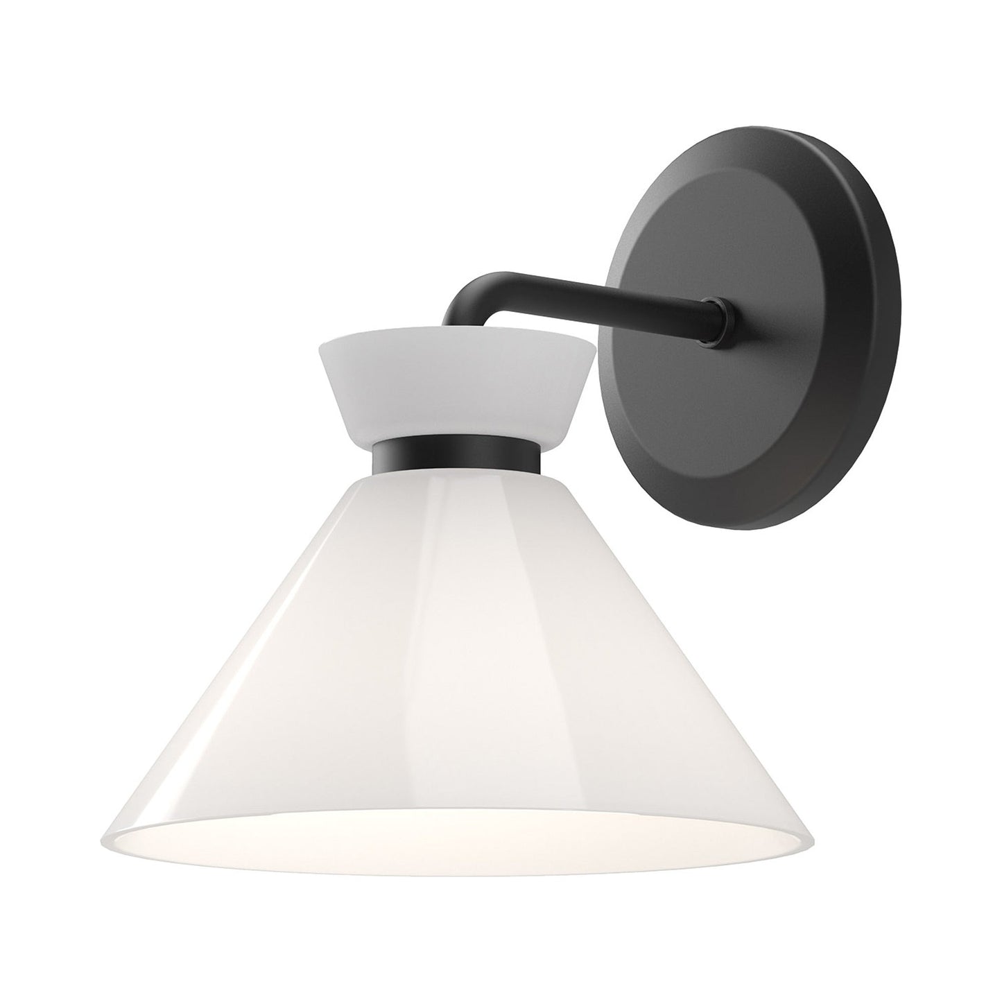 Halston Wall Light in Matte Black.