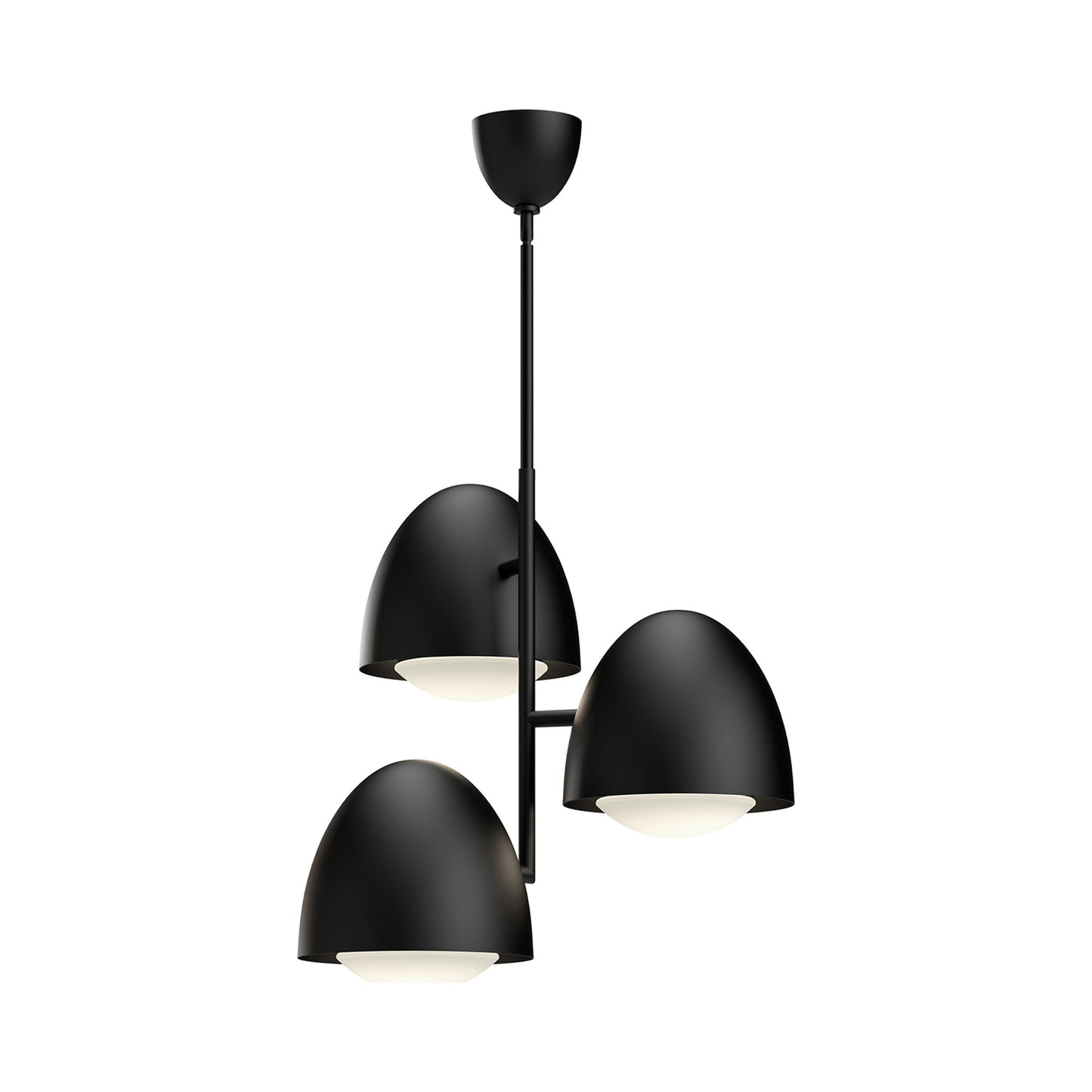 Kenji Chandelier in Matte Black.