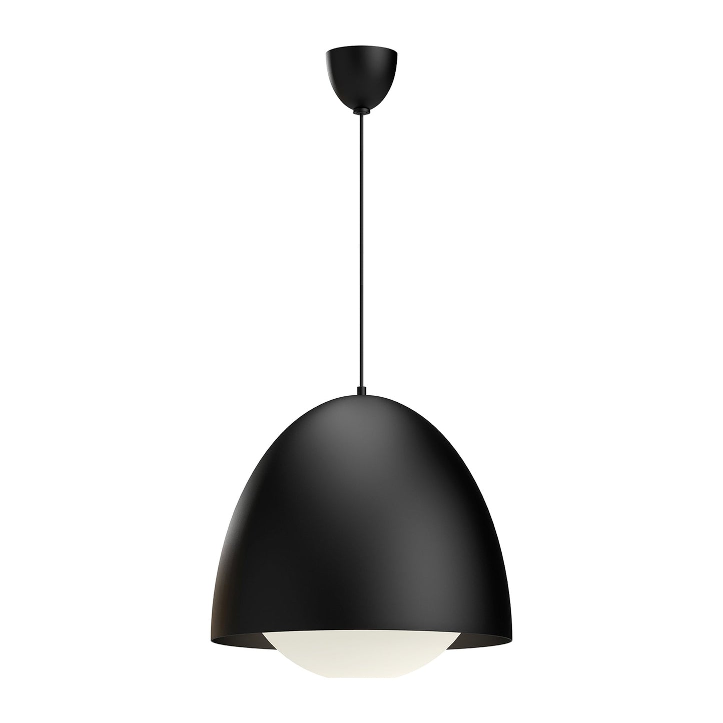 Kenji Pendant Light in Matte Black (Large).