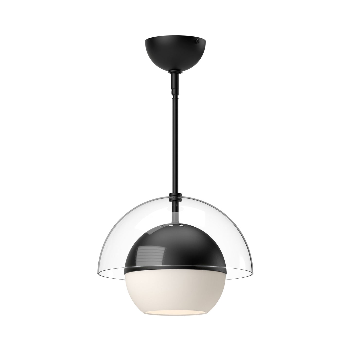 Lucy Pendant Light in Matte Black.