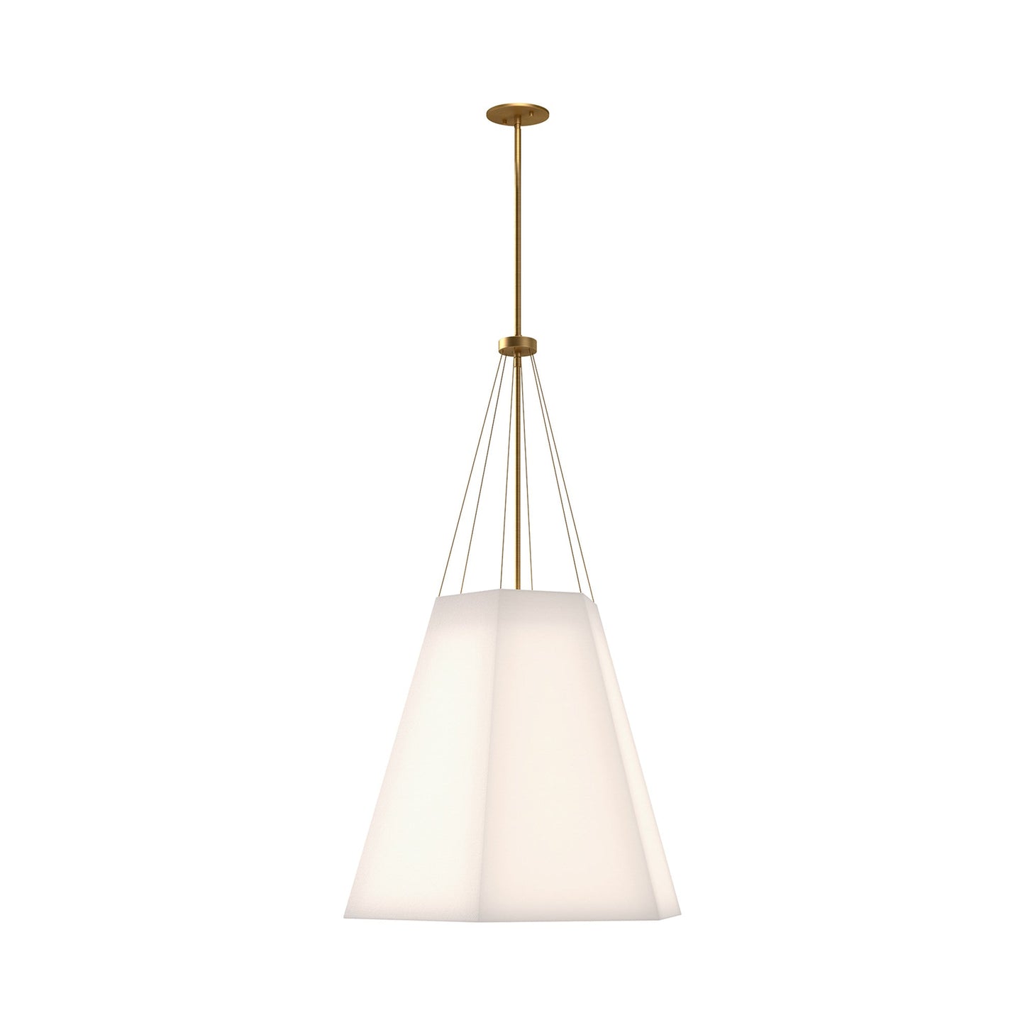 Manila Pendant Light in Aged Gold.