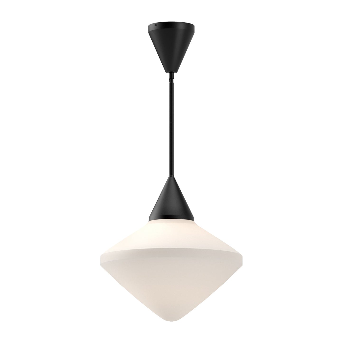 Nora Pendant Light in Matte Black (Large).