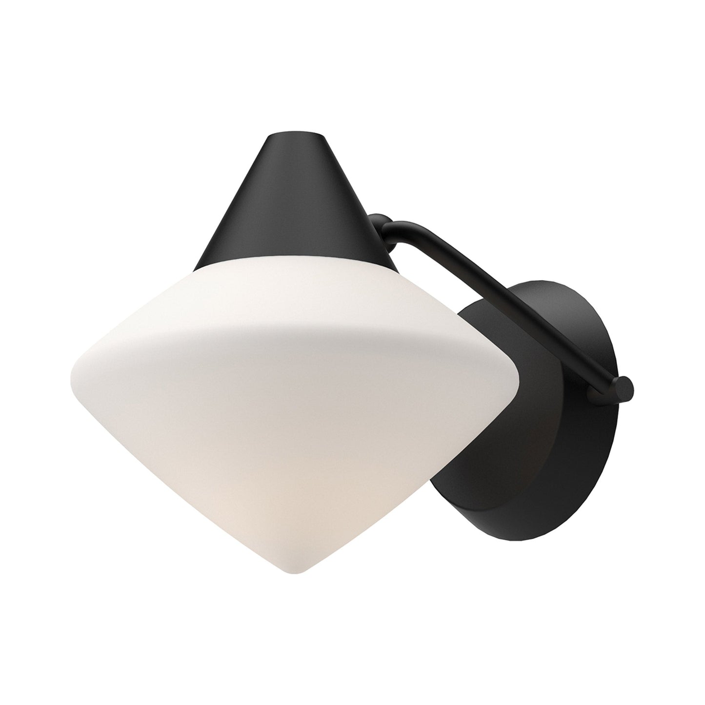 Nora Wall Light in Matte Black.
