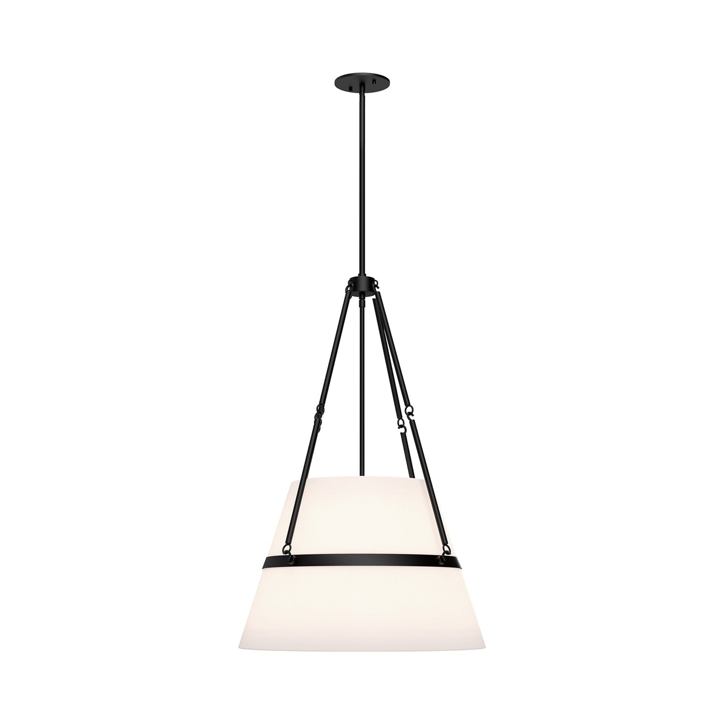 Oliver Pendant Light in Matte Black.