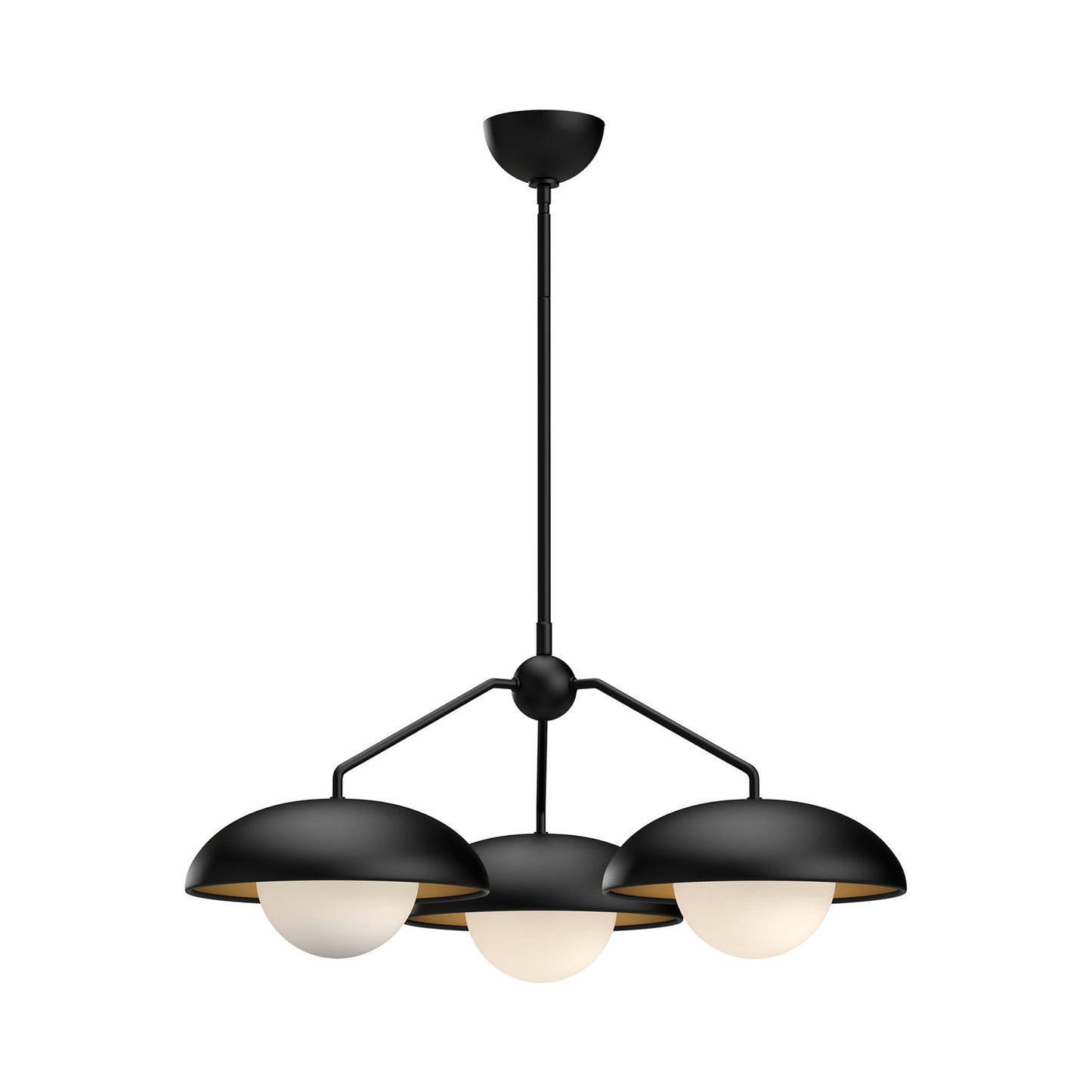 Rubio Chandelier in Matte Black.