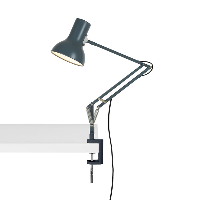 Type 75 Desk Lamp in Slate Grey (Clamp/Small).