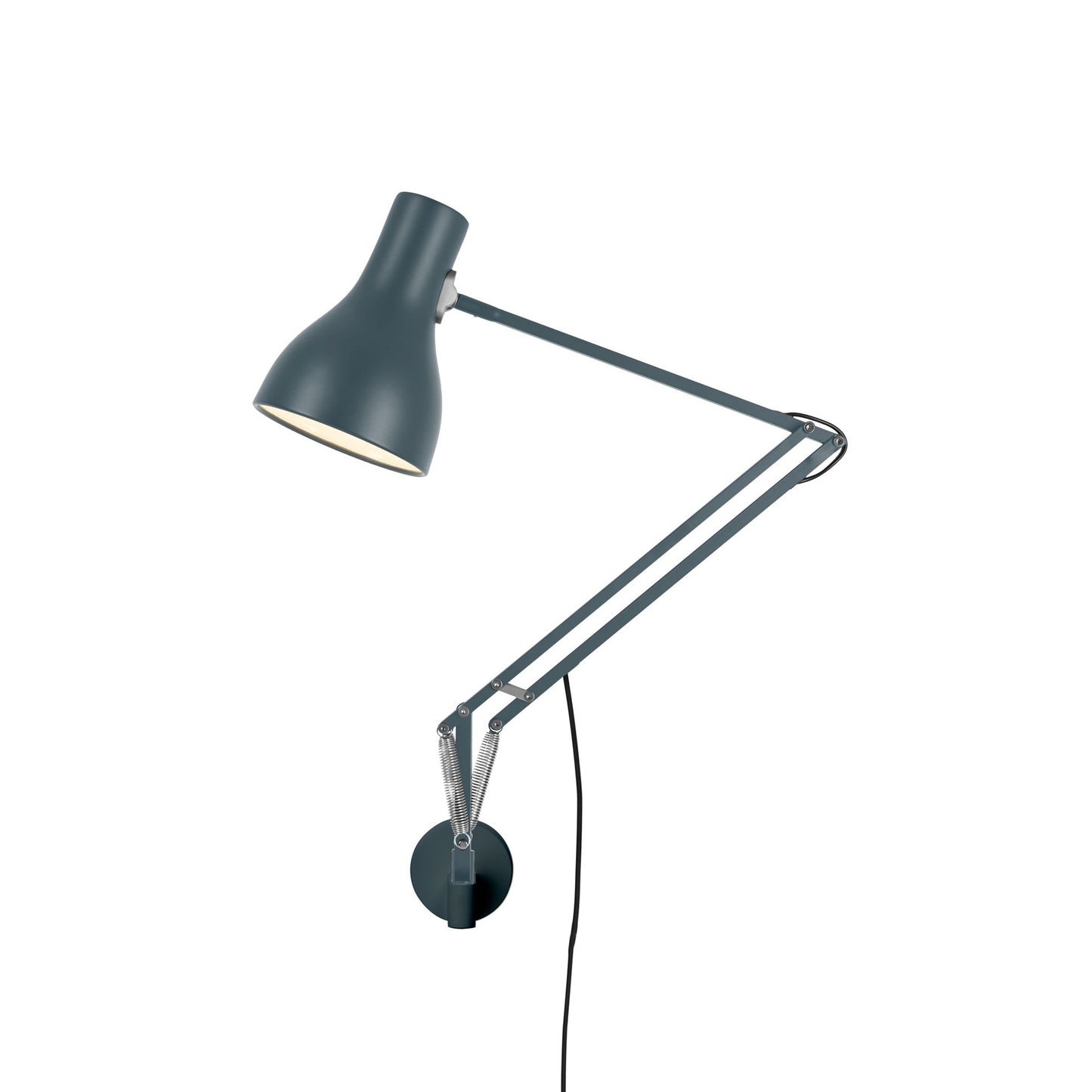 Type 75 Desk Lamp in Slate Grey (Wall Bracket/Large).