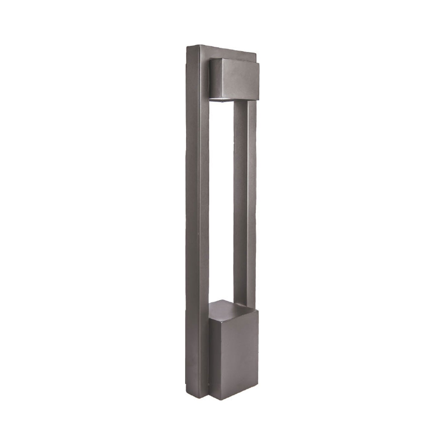 Archtype LED Bollard in Bronze/Aluminum.