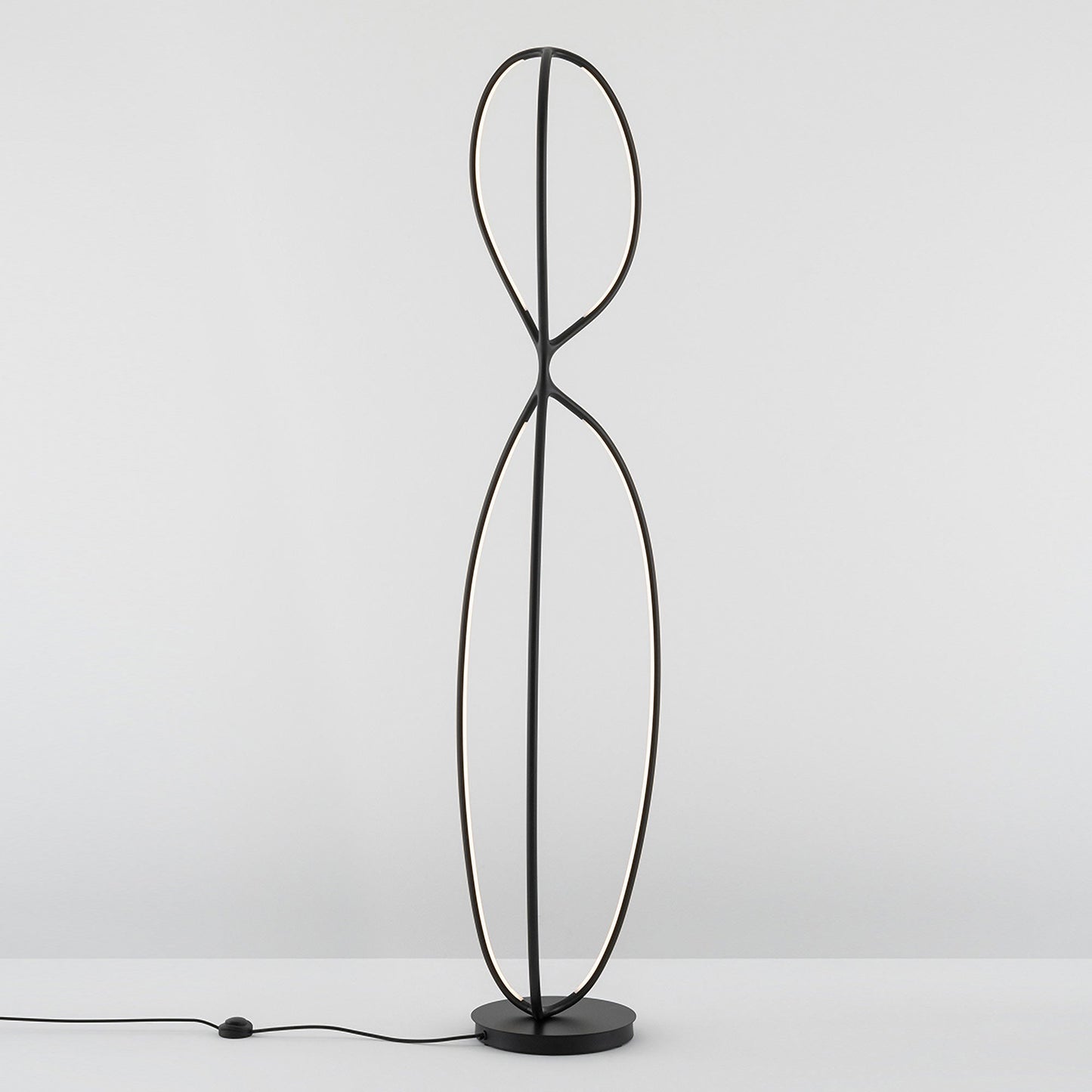 Arrival LED Floor Lamp in Black.