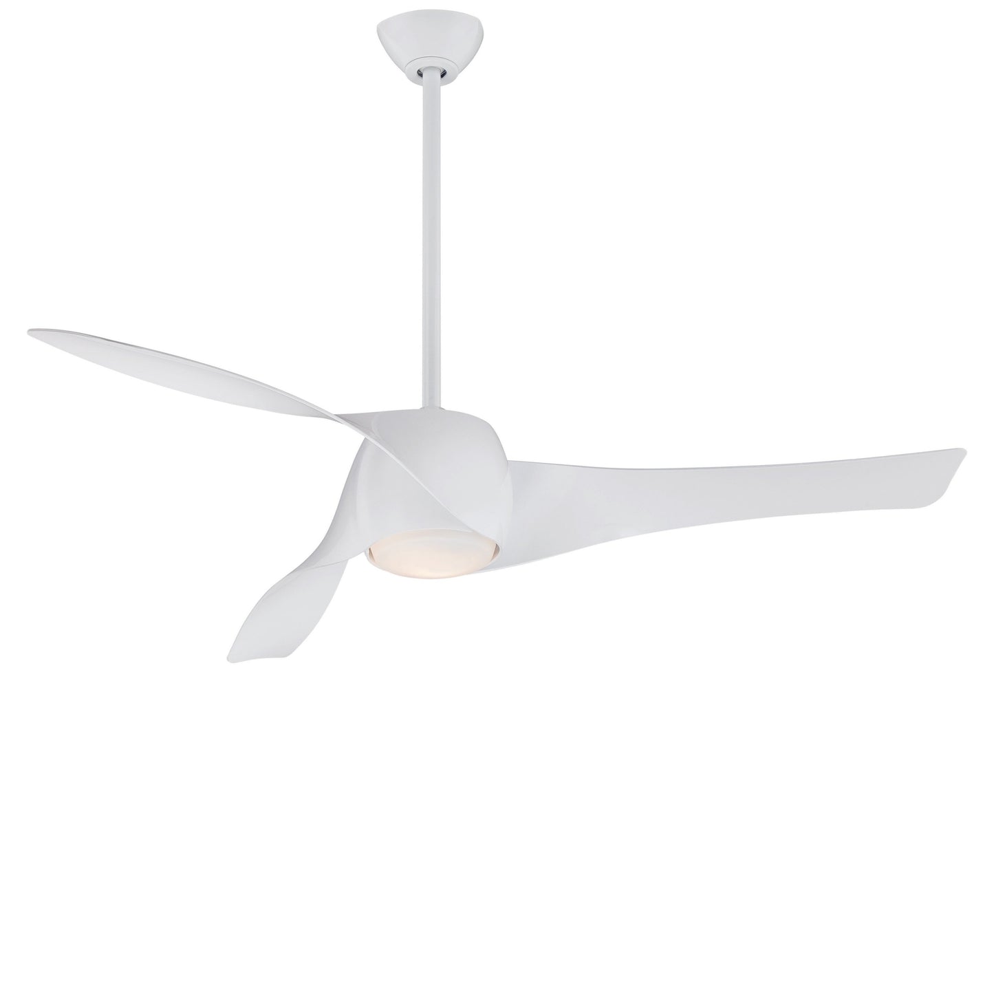 Artemis LED Ceiling Fan in White/DC Motor.